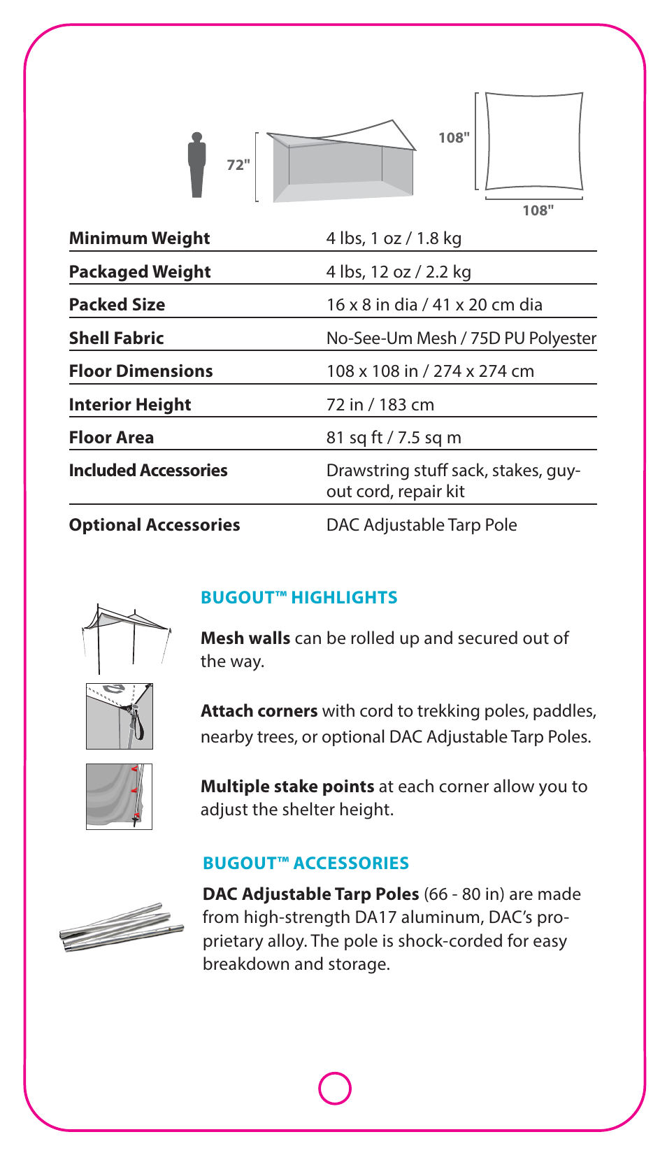 NEMO Equipment BUGOU 9X9 User Manual | Page 2 / 3