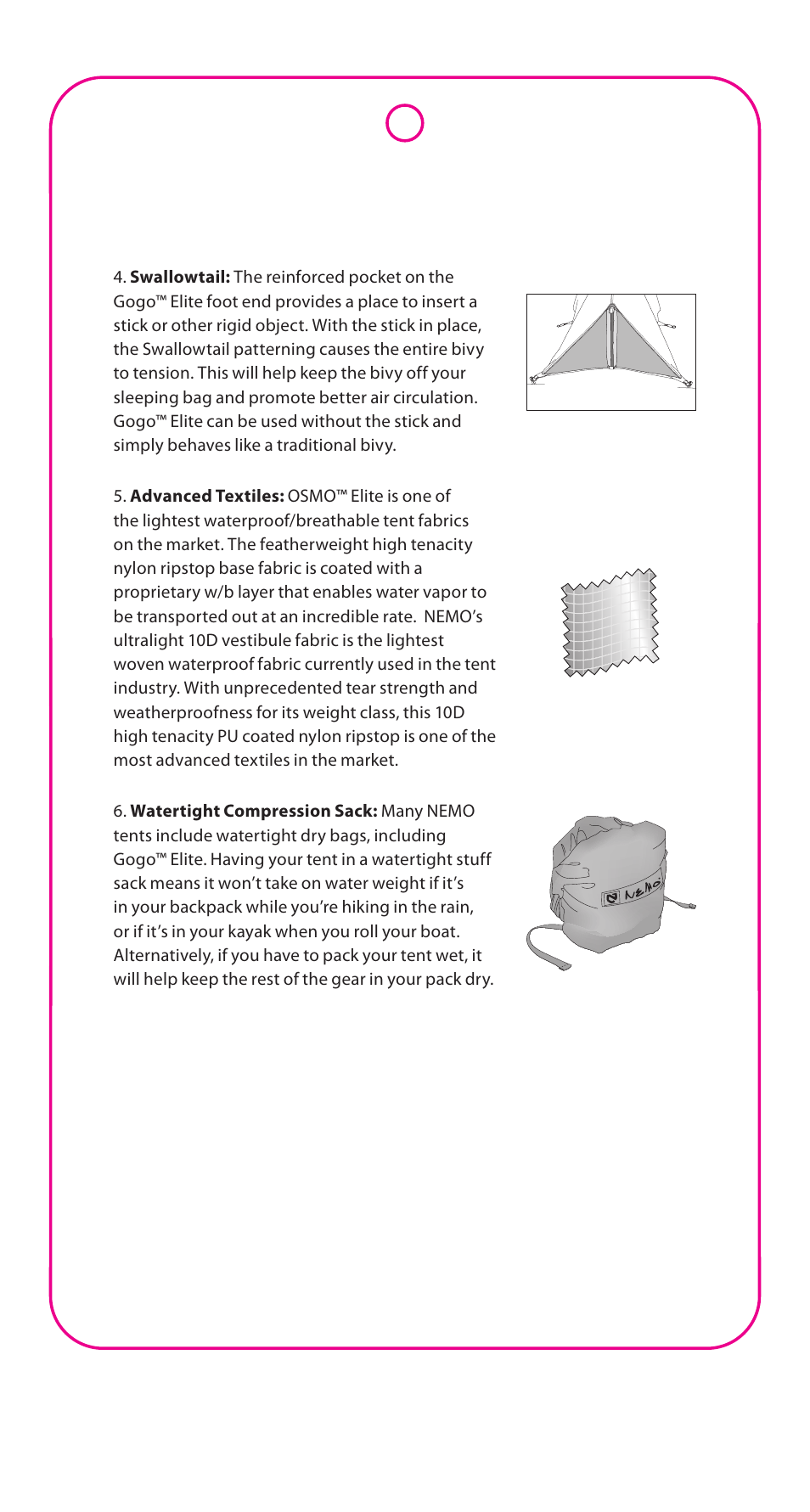 NEMO Equipment GOG ELITE User Manual | Page 3 / 5