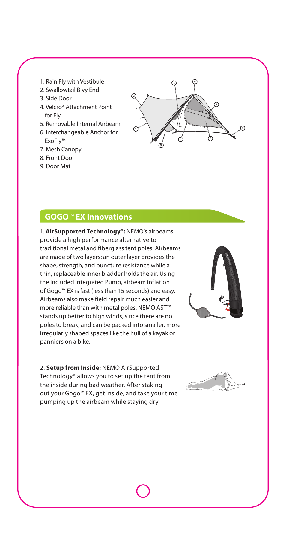 Gogo ™ ex innovations | NEMO Equipment GOG EX User Manual | Page 2 / 5