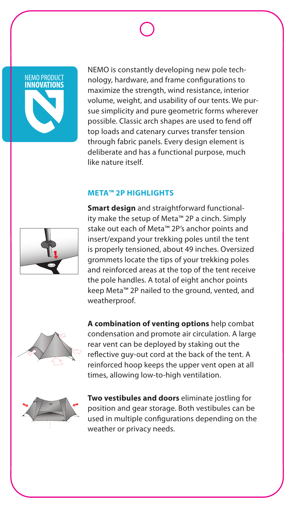 NEMO Equipment MET 2P User Manual | Page 3 / 5