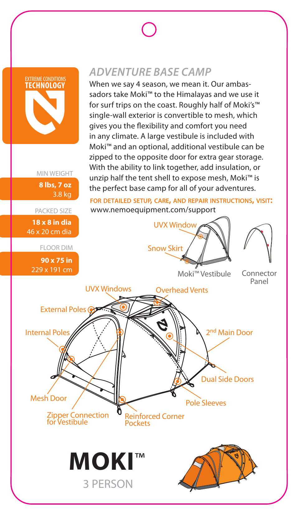 NEMO Equipment MOK User Manual | 5 pages