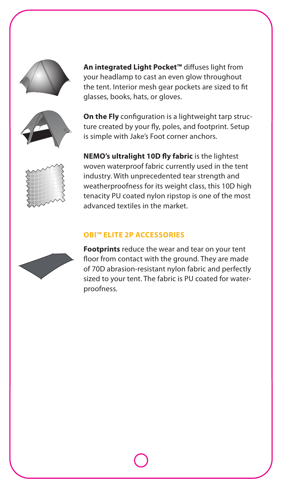 NEMO Equipment OB ELITE 2P User Manual | Page 4 / 5