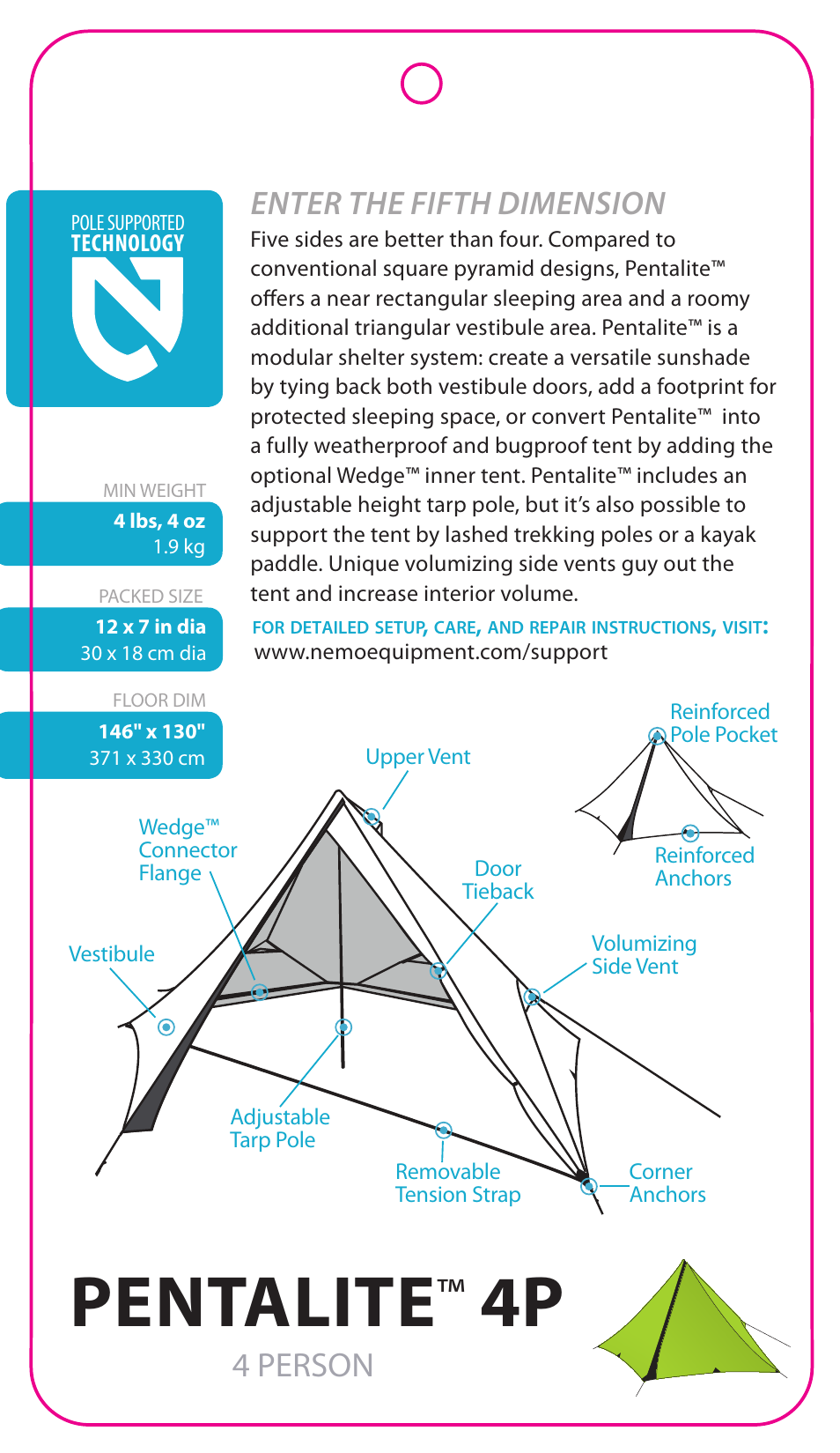 NEMO Equipment PENTALIT User Manual | 5 pages