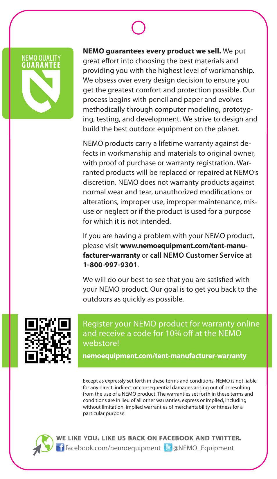 Statistics | NEMO Equipment NOCTURN 15 User Manual | Page 5 / 6