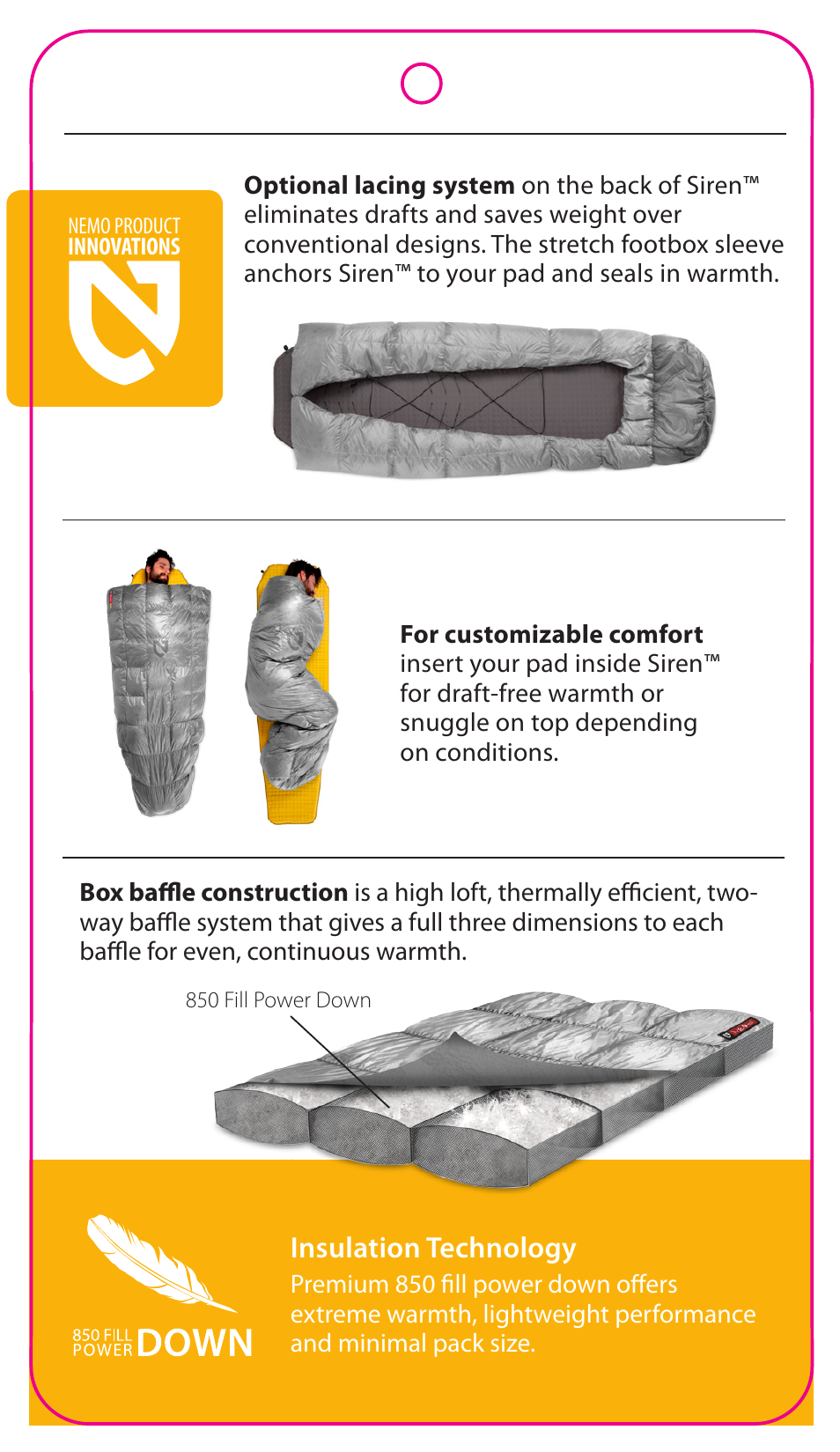 Insulation technology | NEMO Equipment SIRE 30 User Manual | Page 3 / 6