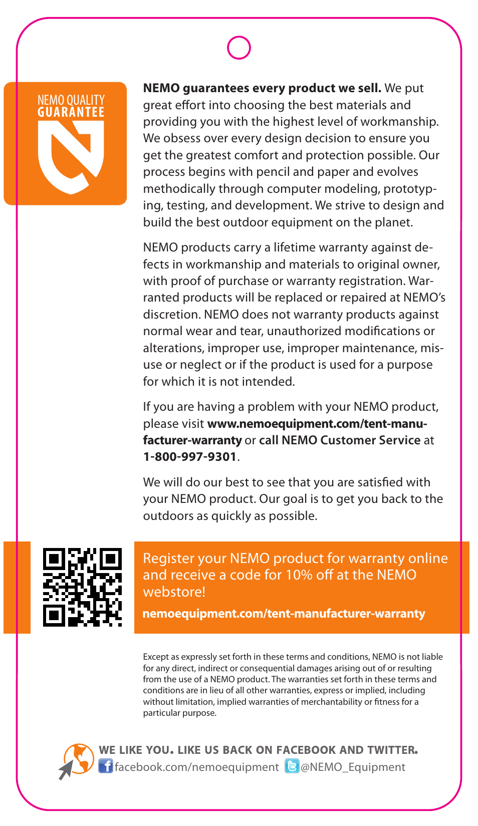 Statistics | NEMO Equipment TANG DUO 30 User Manual | Page 5 / 6