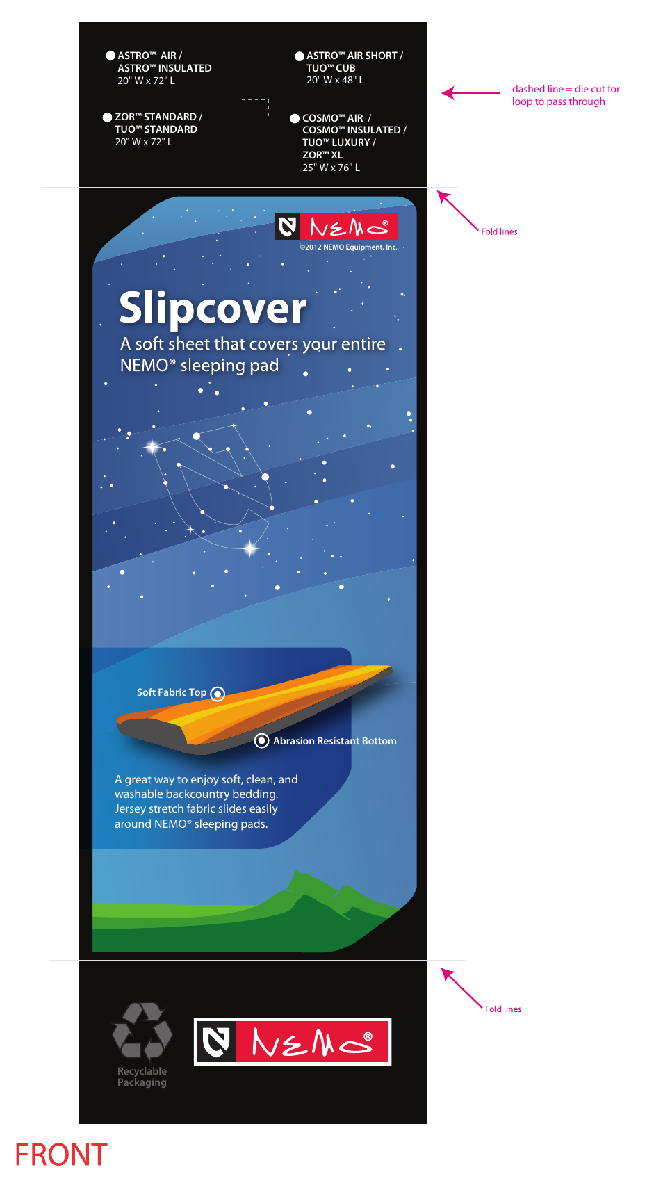 NEMO Equipment SLIPCOVER User Manual | 2 pages