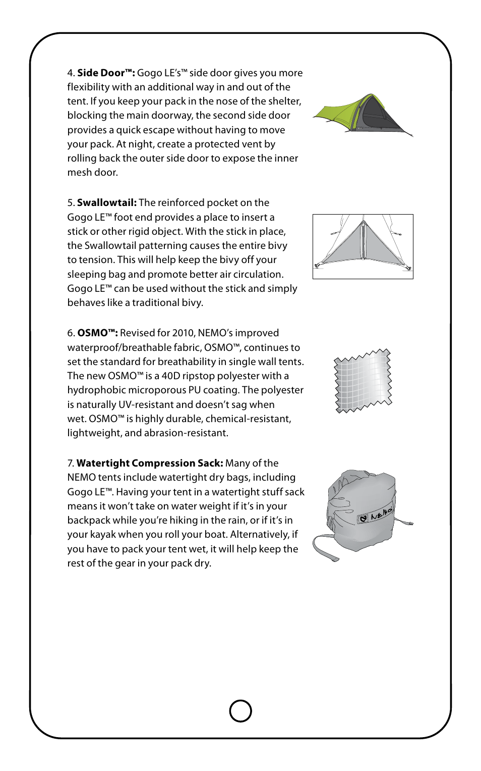 NEMO Equipment GOGO L User Manual | Page 6 / 9