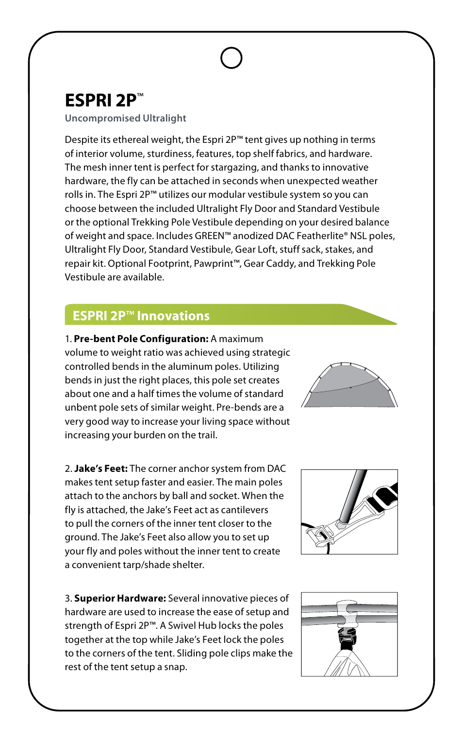 Espri 2p | NEMO Equipment ESPRI 2 User Manual | Page 5 / 9