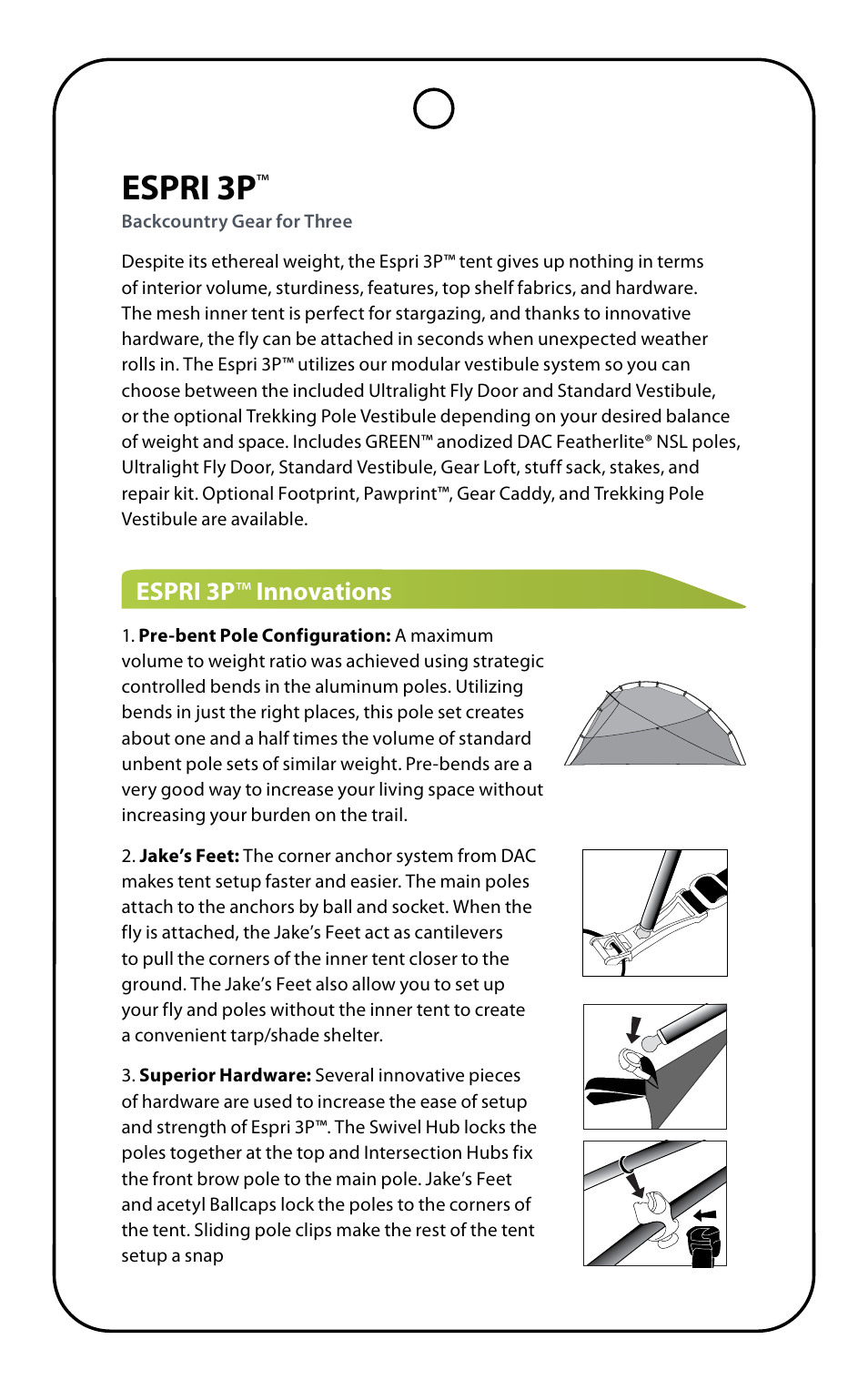 Espri 3p | NEMO Equipment ESPRI 3 User Manual | Page 5 / 9