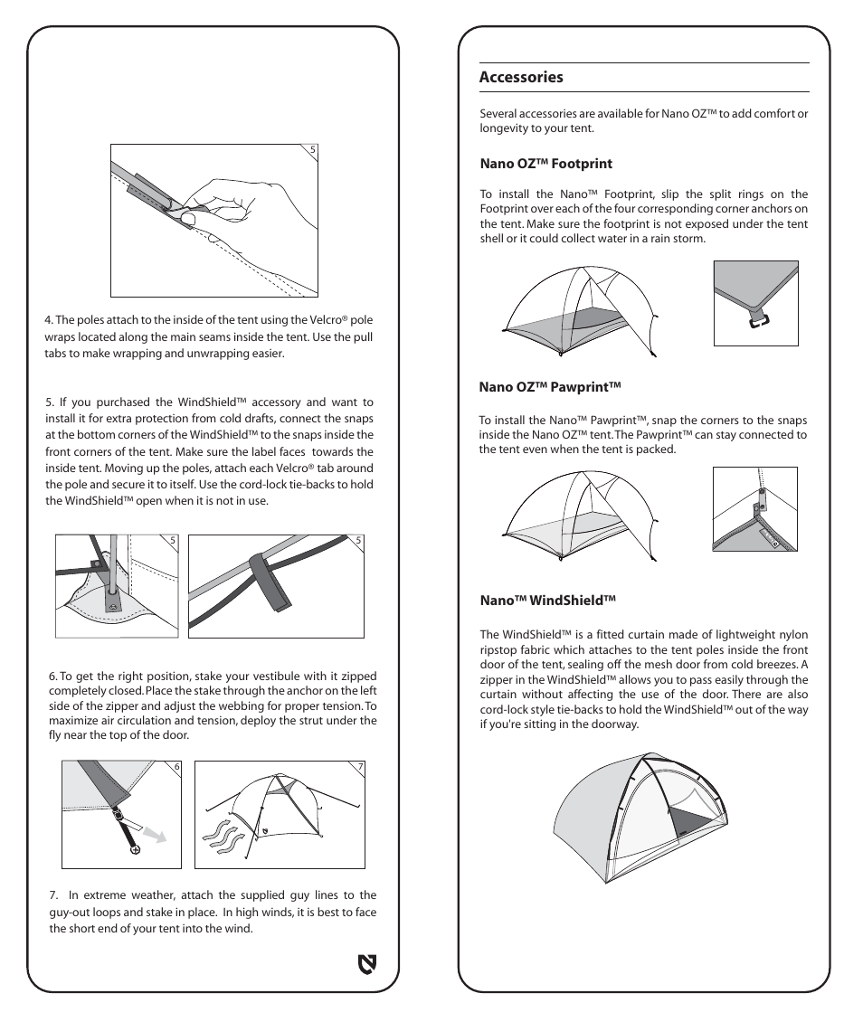 Accessories | NEMO Equipment NANO O User Manual | Page 4 / 8