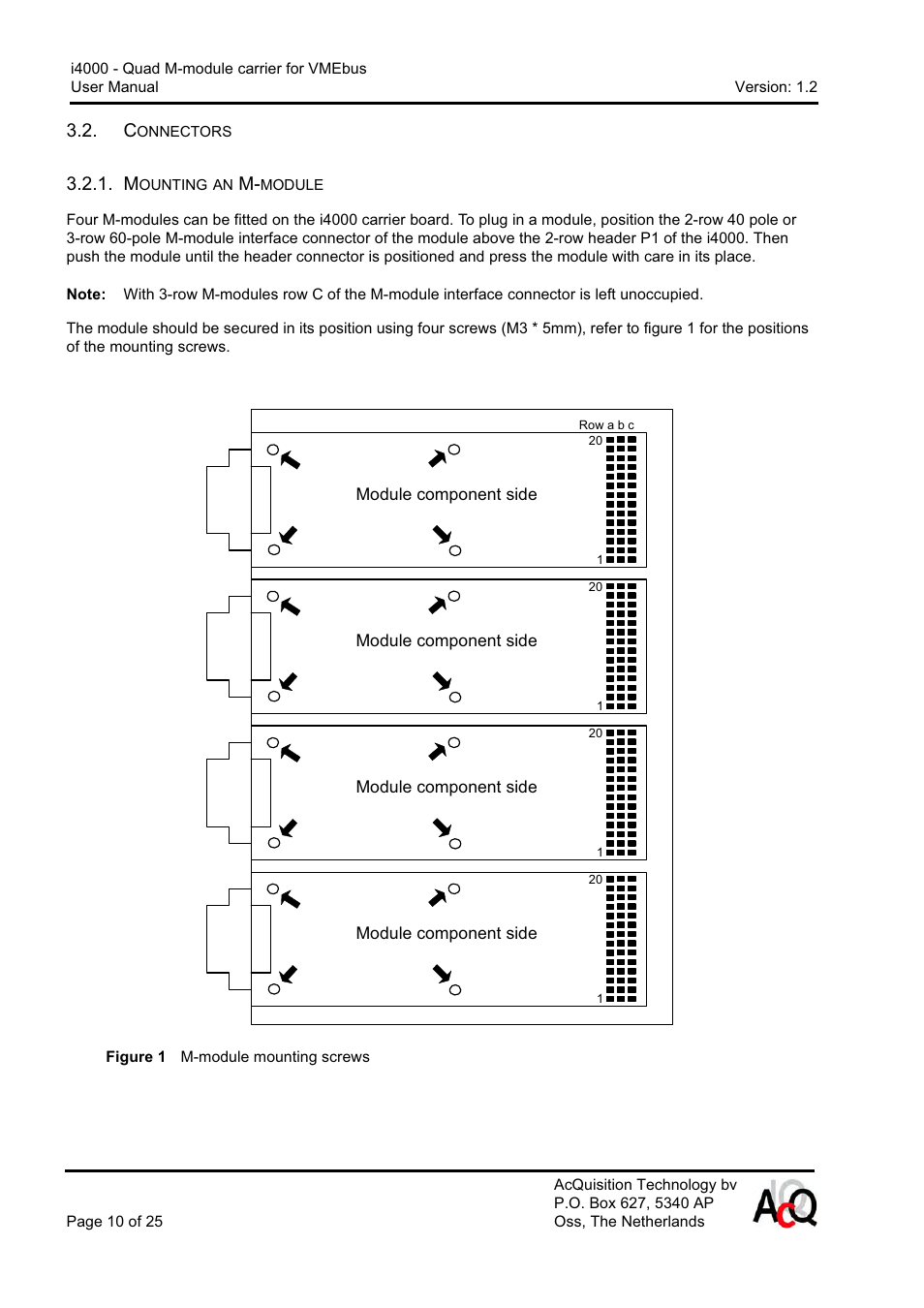 CH Tech Quad M-module Carrier i4000 User Manual | Page 10 / 25
