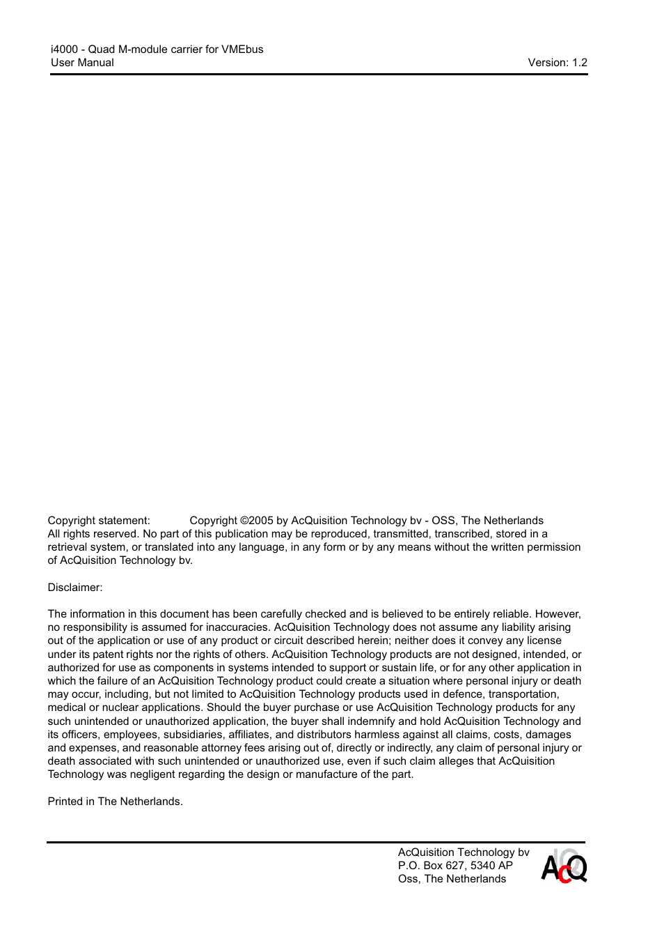 CH Tech Quad M-module Carrier i4000 User Manual | Page 2 / 25