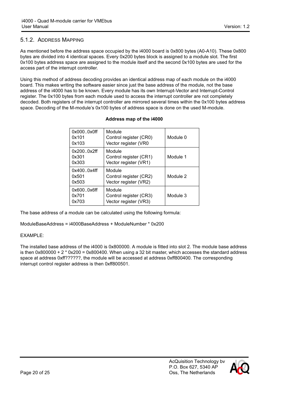 CH Tech Quad M-module Carrier i4000 User Manual | Page 20 / 25