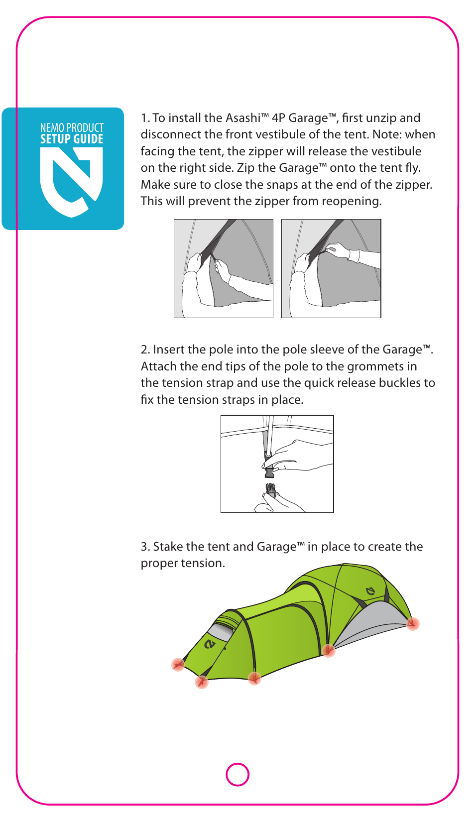 NEMO Equipment ASASH 4P GARAG User Manual | Page 4 / 4