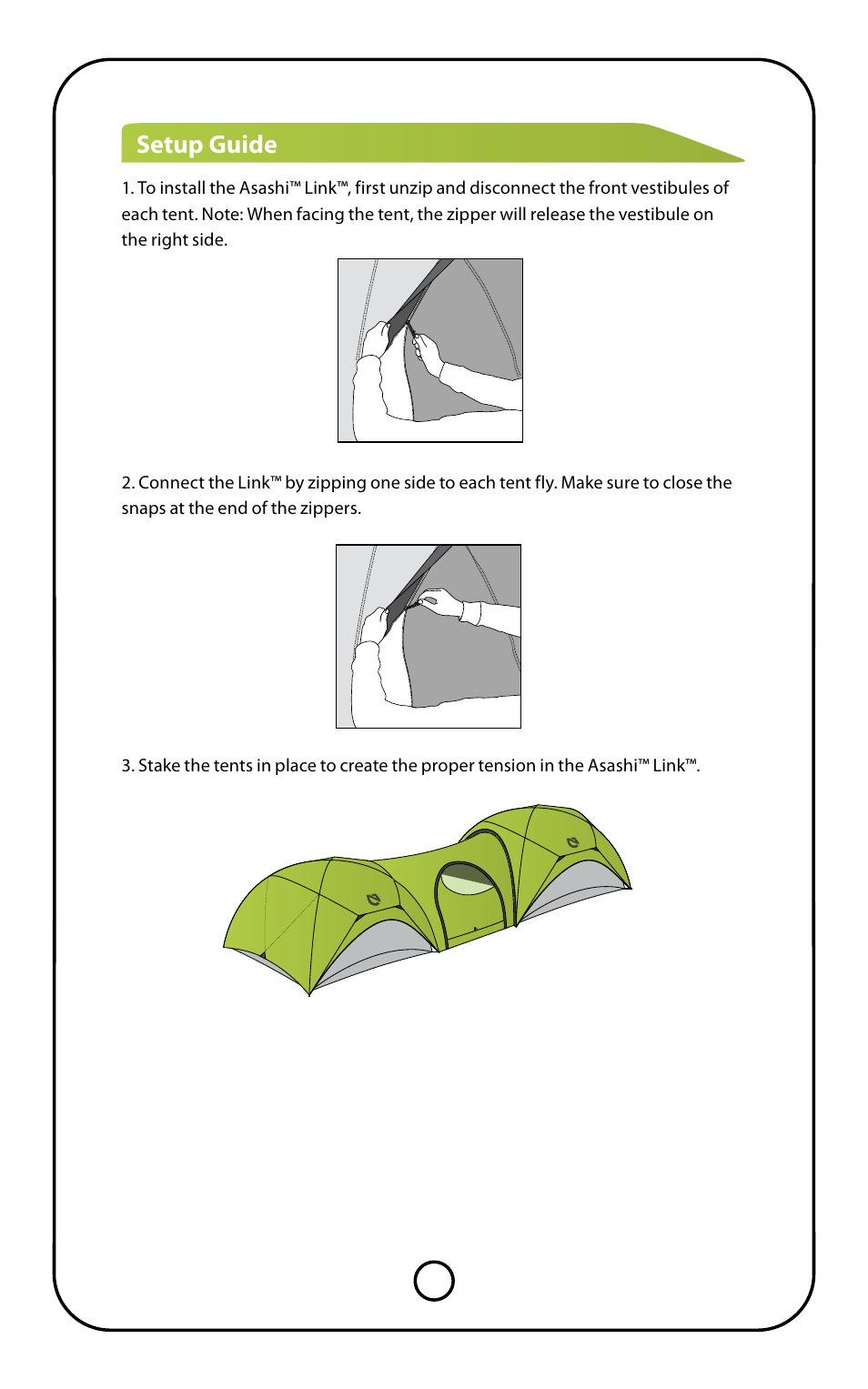 Setup guide | NEMO Equipment ASASH LIN User Manual | Page 4 / 7