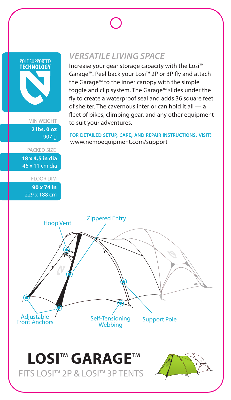 NEMO Equipment LOS User Manual | 4 pages