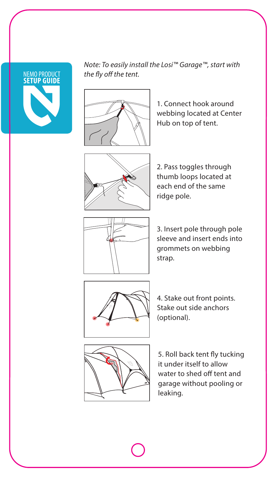 Statistics, Guarantee nemo quality recommended innovations, Technology | Technology airsupported, Accessories, Setup guide, Nemo product, Pole supported, Extreme conditions | NEMO Equipment LOS User Manual | Page 3 / 4