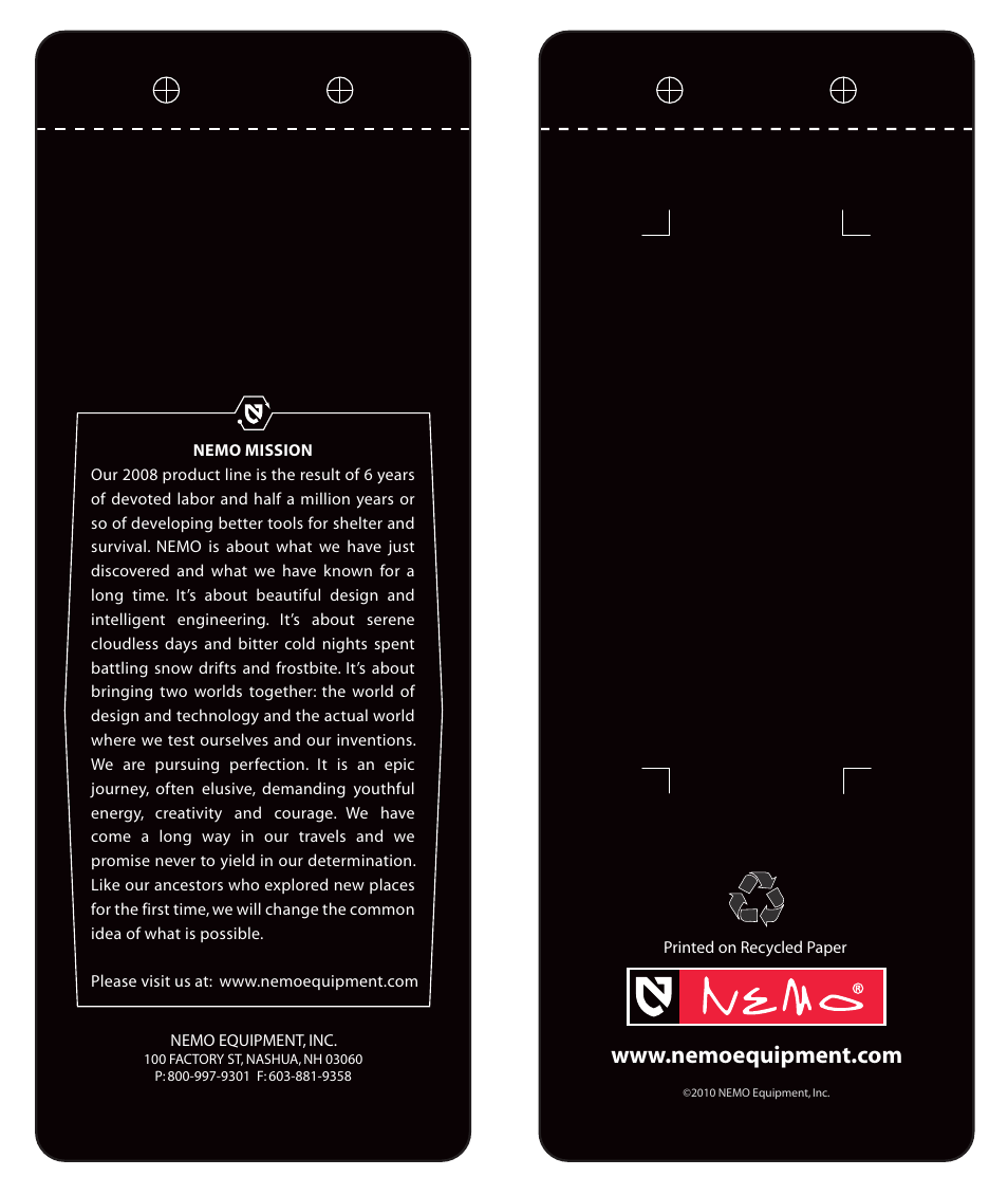 NEMO Equipment APR LINER User Manual | Page 4 / 4