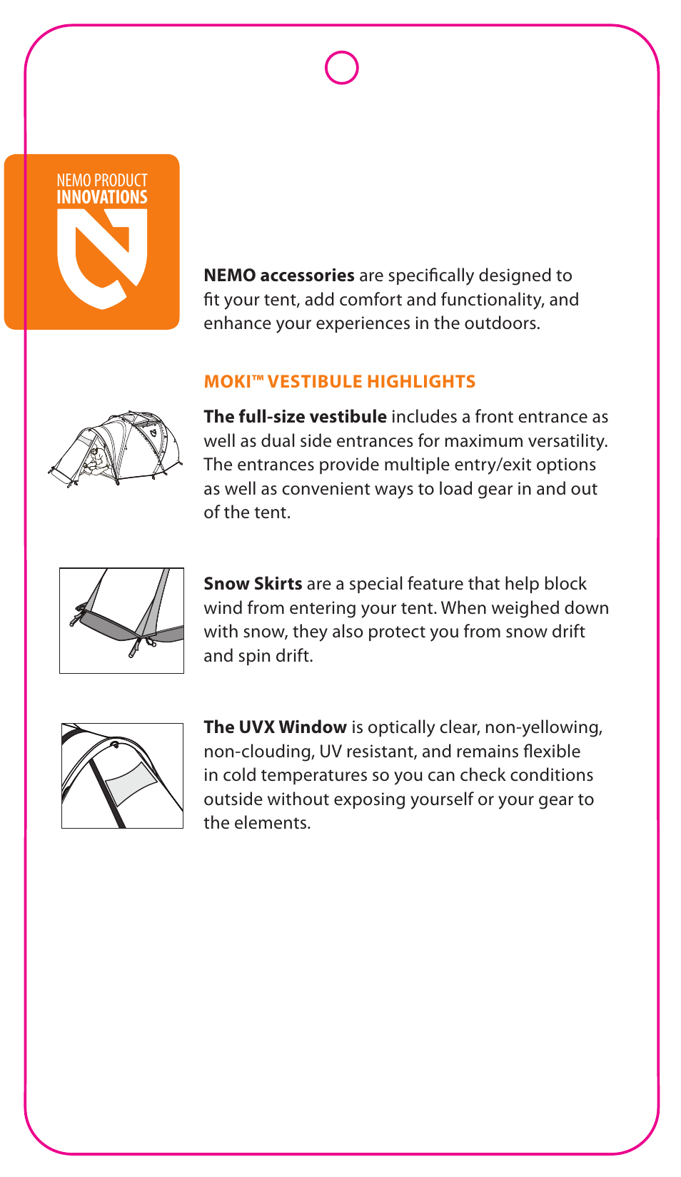 NEMO Equipment MOK VESTIBULE User Manual | Page 3 / 4