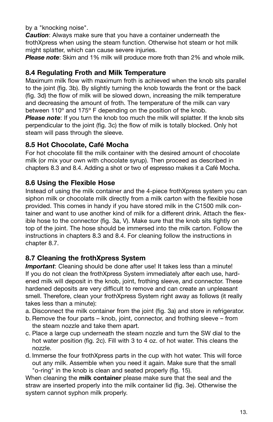 Capresso 158 User Manual | Page 13 / 23