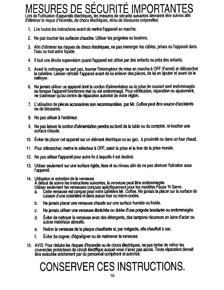 Capresso CS10 User Manual | Page 10 / 16