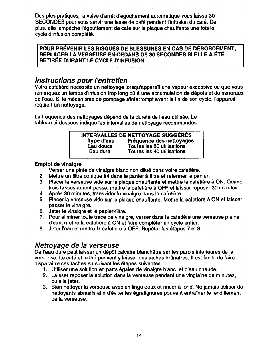 Capresso CS10 User Manual | Page 14 / 16