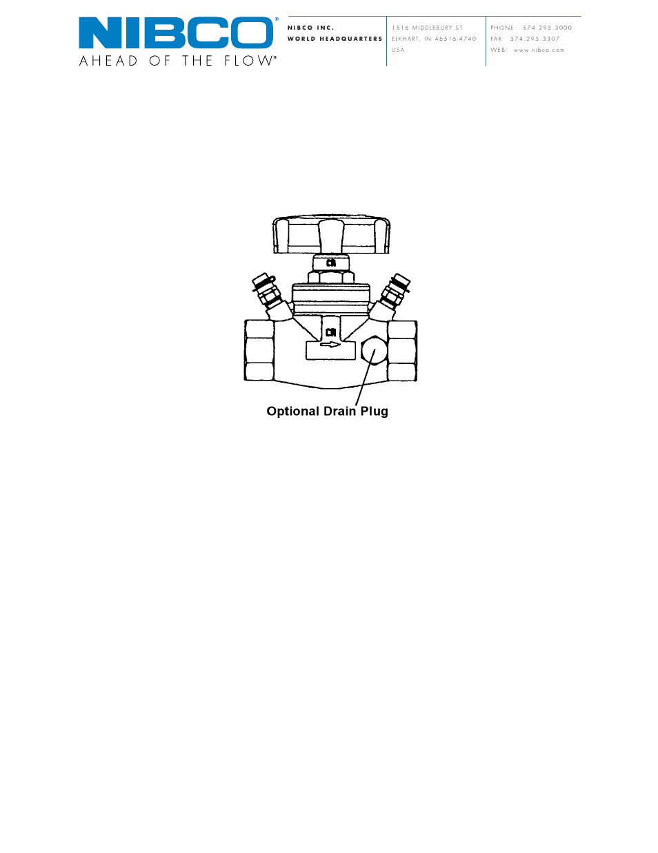 NIBCO Circuit Balancing Valve 1710 User Manual | 3 pages