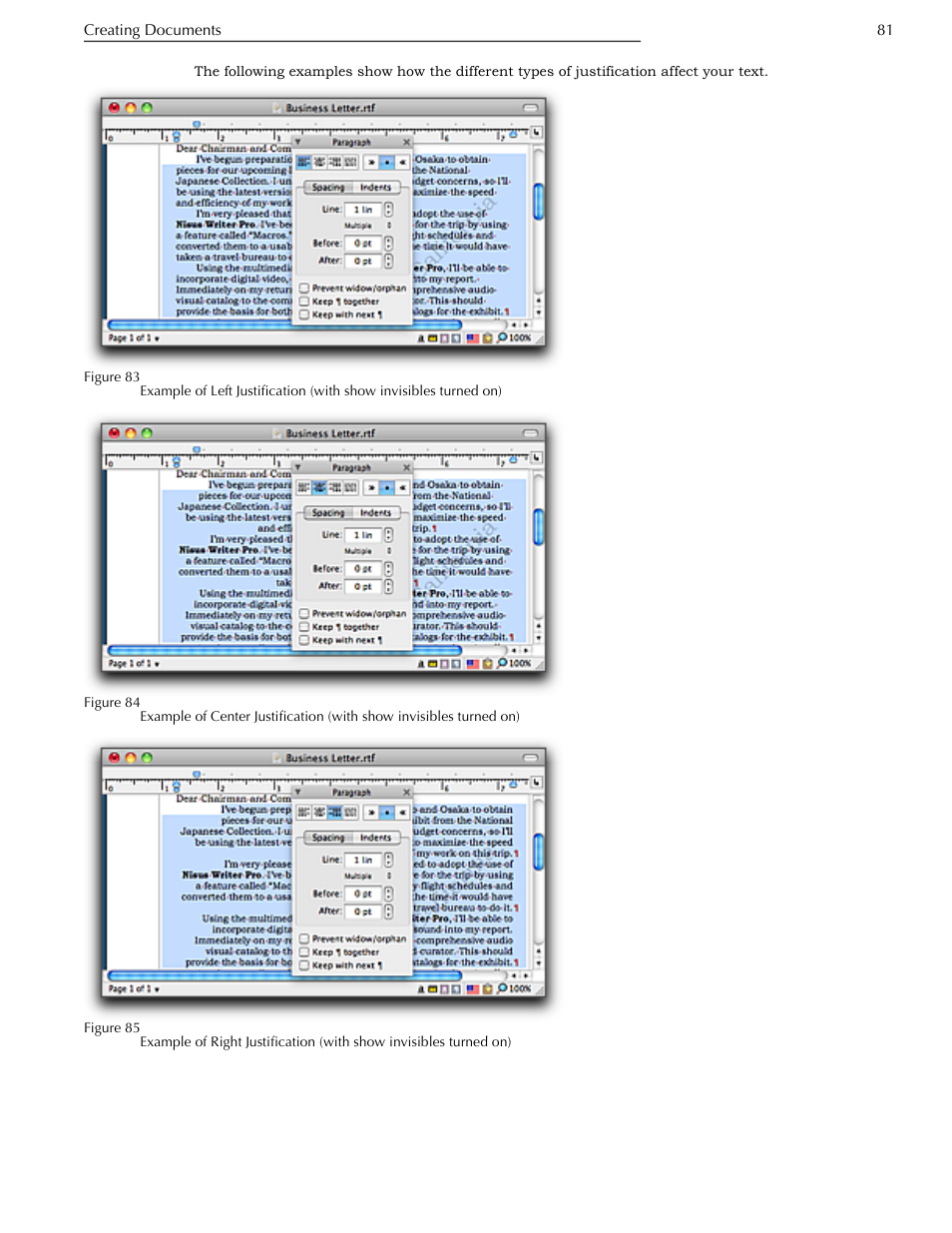 Nisus Writer Pro User Manual | Page 101 / 525