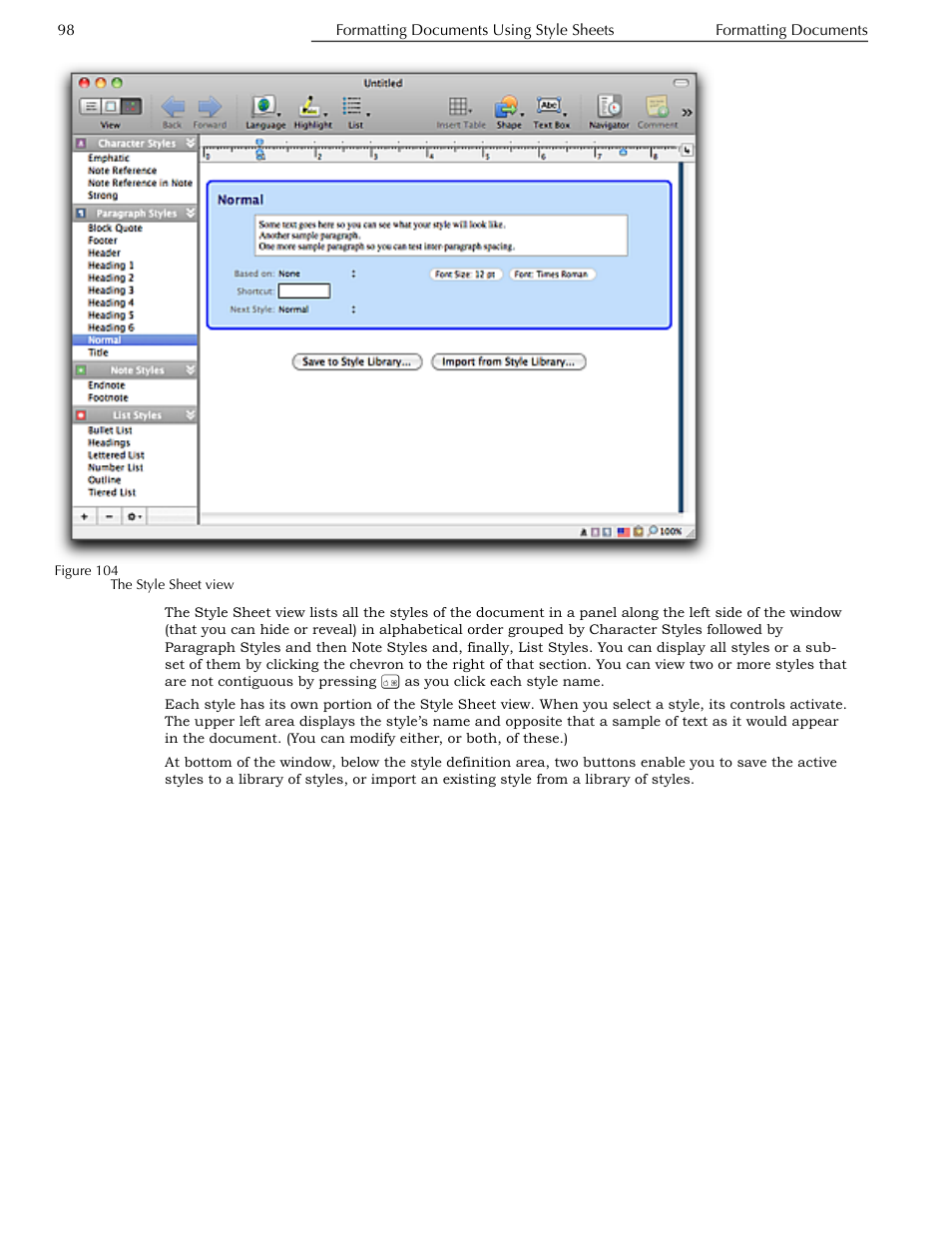 Nisus Writer Pro User Manual | Page 118 / 525