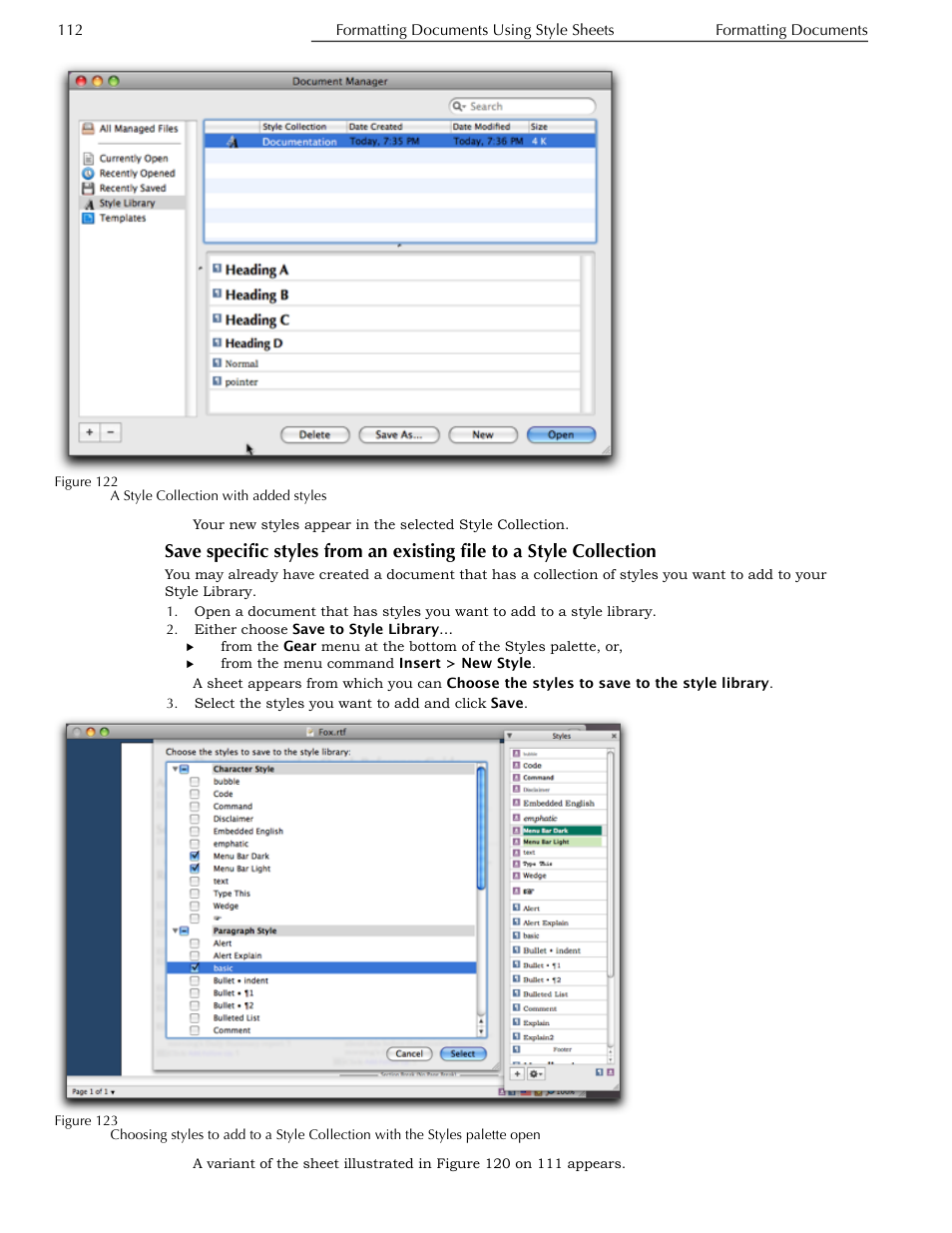Collection | Nisus Writer Pro User Manual | Page 132 / 525
