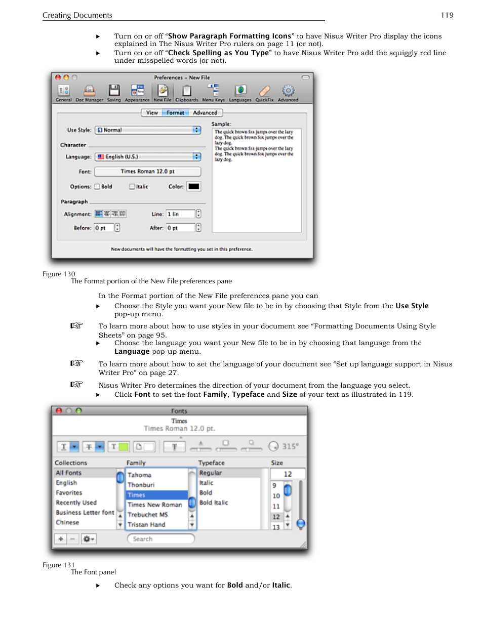 Figure 131 | Nisus Writer Pro User Manual | Page 139 / 525