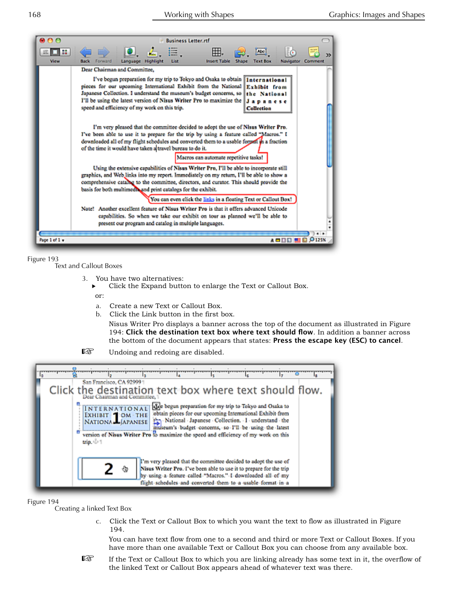 Ge 168 | Nisus Writer Pro User Manual | Page 188 / 525