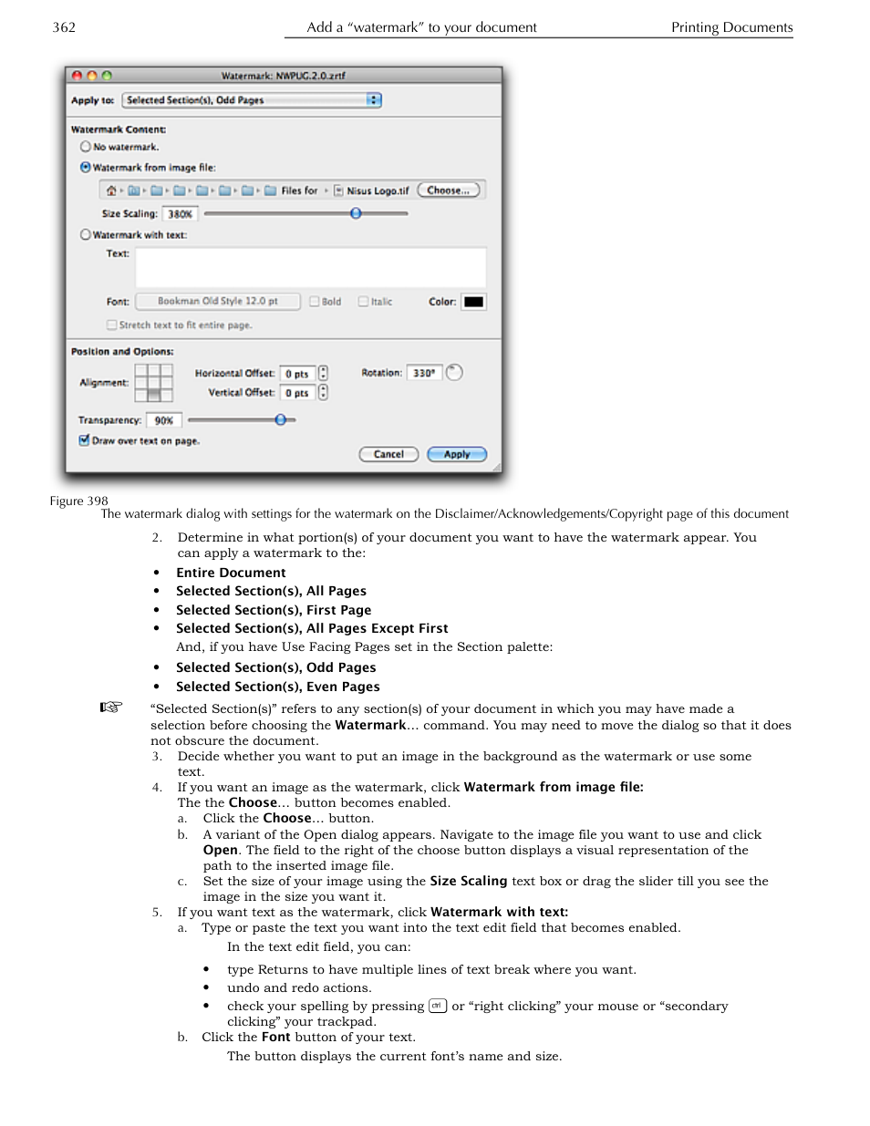 Nisus Writer Pro User Manual | Page 382 / 525