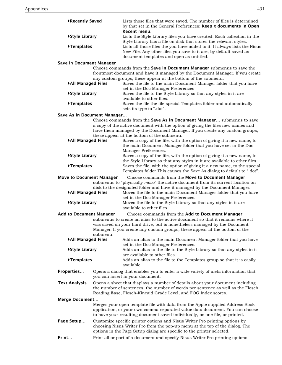 Nisus Writer Pro User Manual | Page 451 / 525