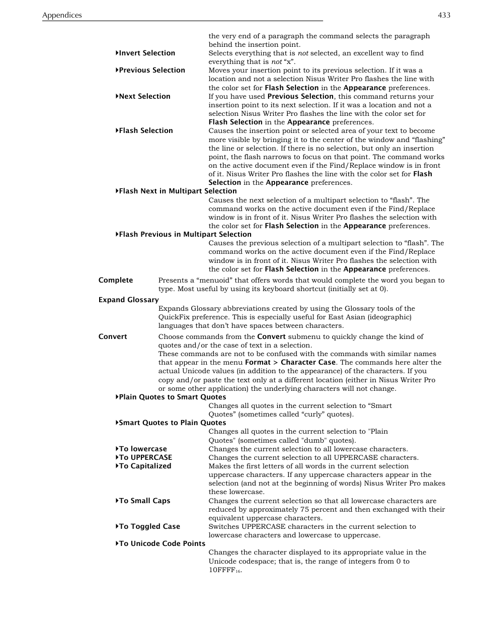 Nisus Writer Pro User Manual | Page 453 / 525