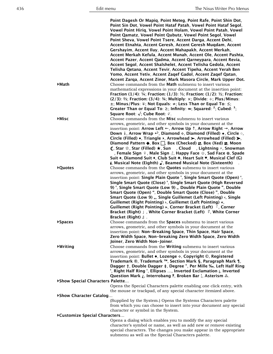 Nisus Writer Pro User Manual | Page 456 / 525