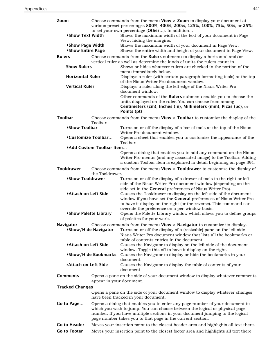 Nisus Writer Pro User Manual | Page 461 / 525
