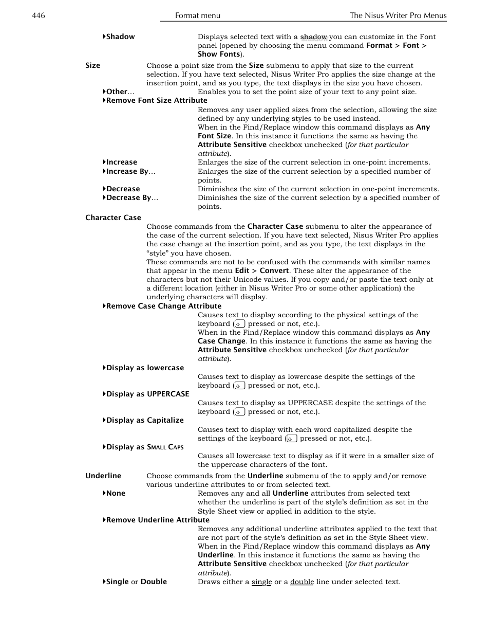 Nisus Writer Pro User Manual | Page 466 / 525