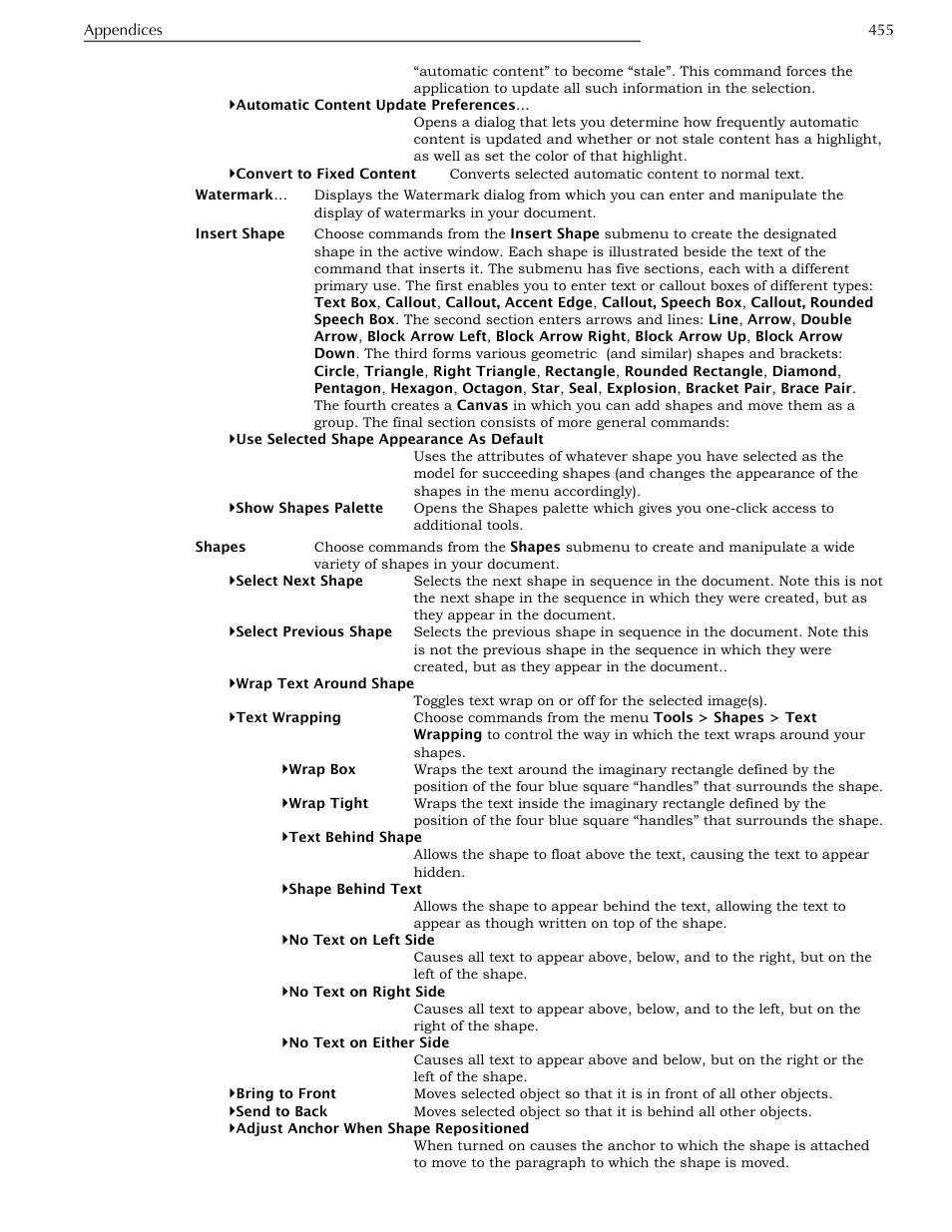 Ge 455 | Nisus Writer Pro User Manual | Page 475 / 525