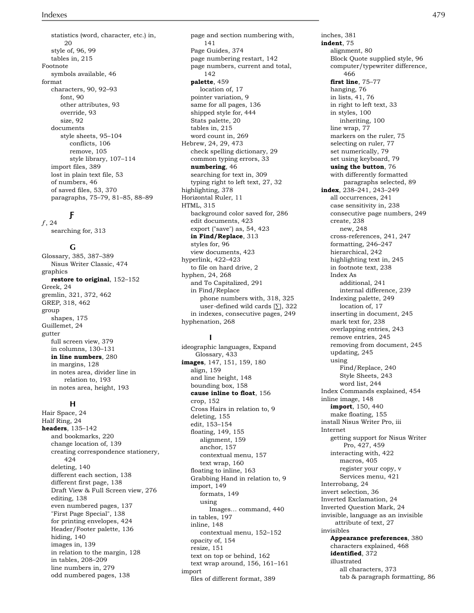 Nisus Writer Pro User Manual | Page 499 / 525