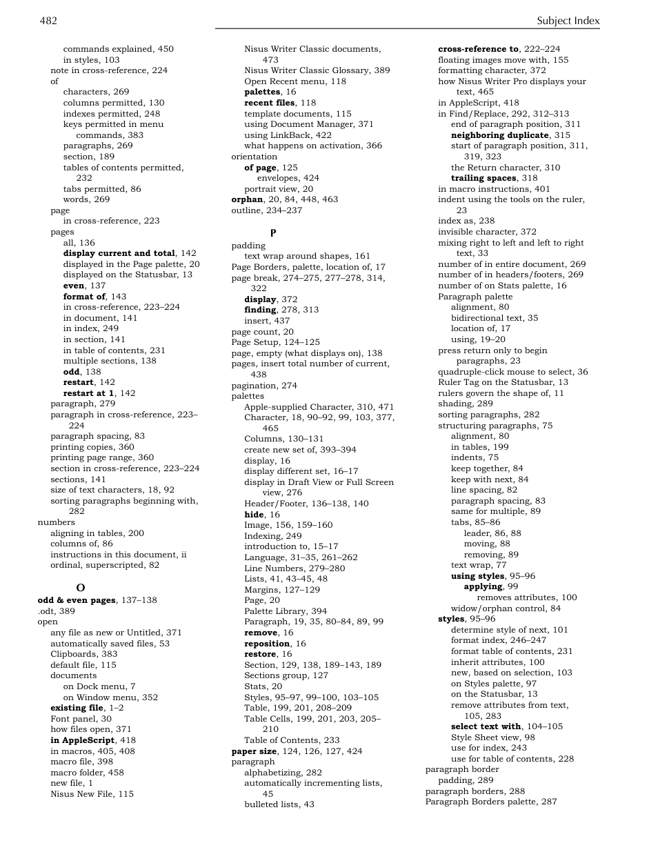Nisus Writer Pro User Manual | Page 502 / 525