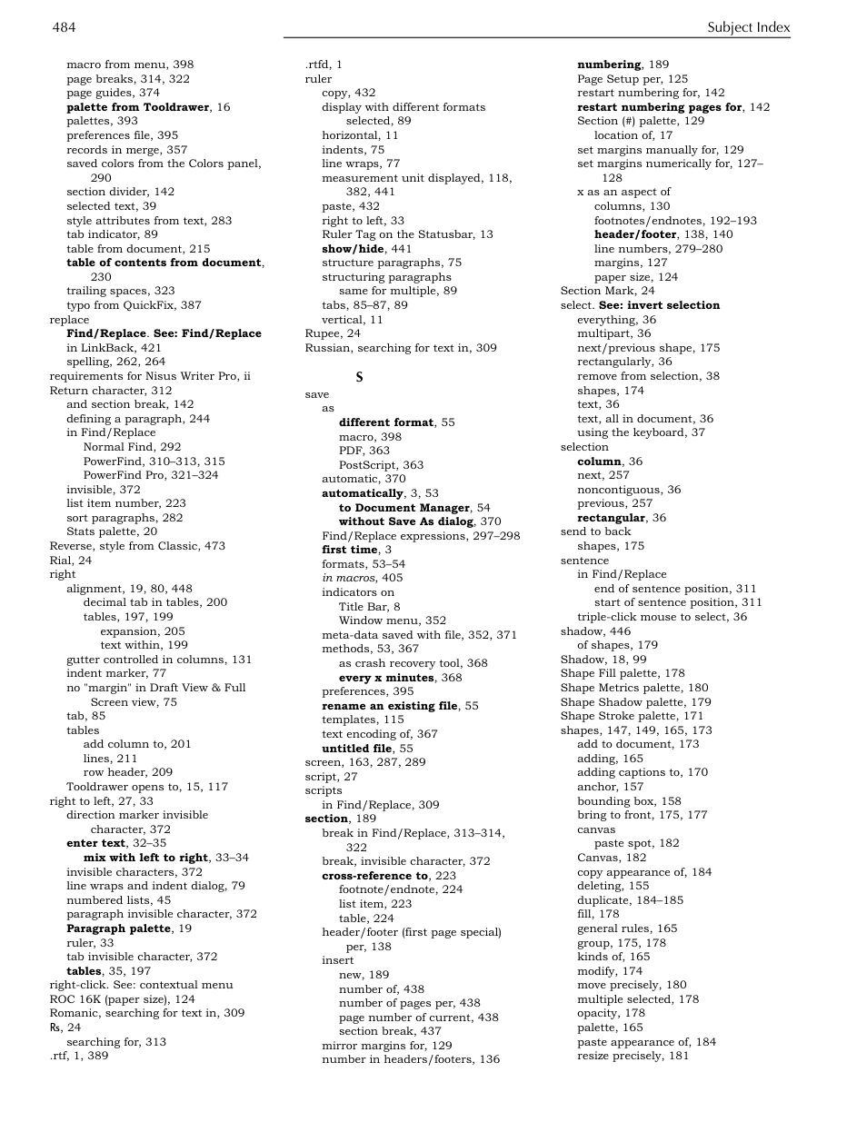 Nisus Writer Pro User Manual | Page 504 / 525