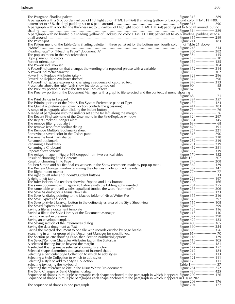 Nisus Writer Pro User Manual | Page 523 / 525