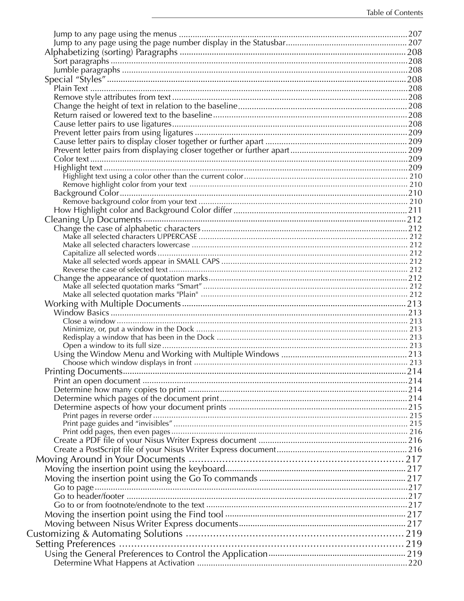 Nisus Writer Express User Manual | Page 12 / 316