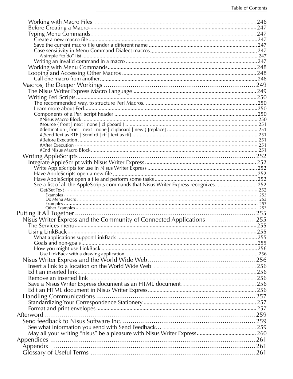 Nisus Writer Express User Manual | Page 14 / 316