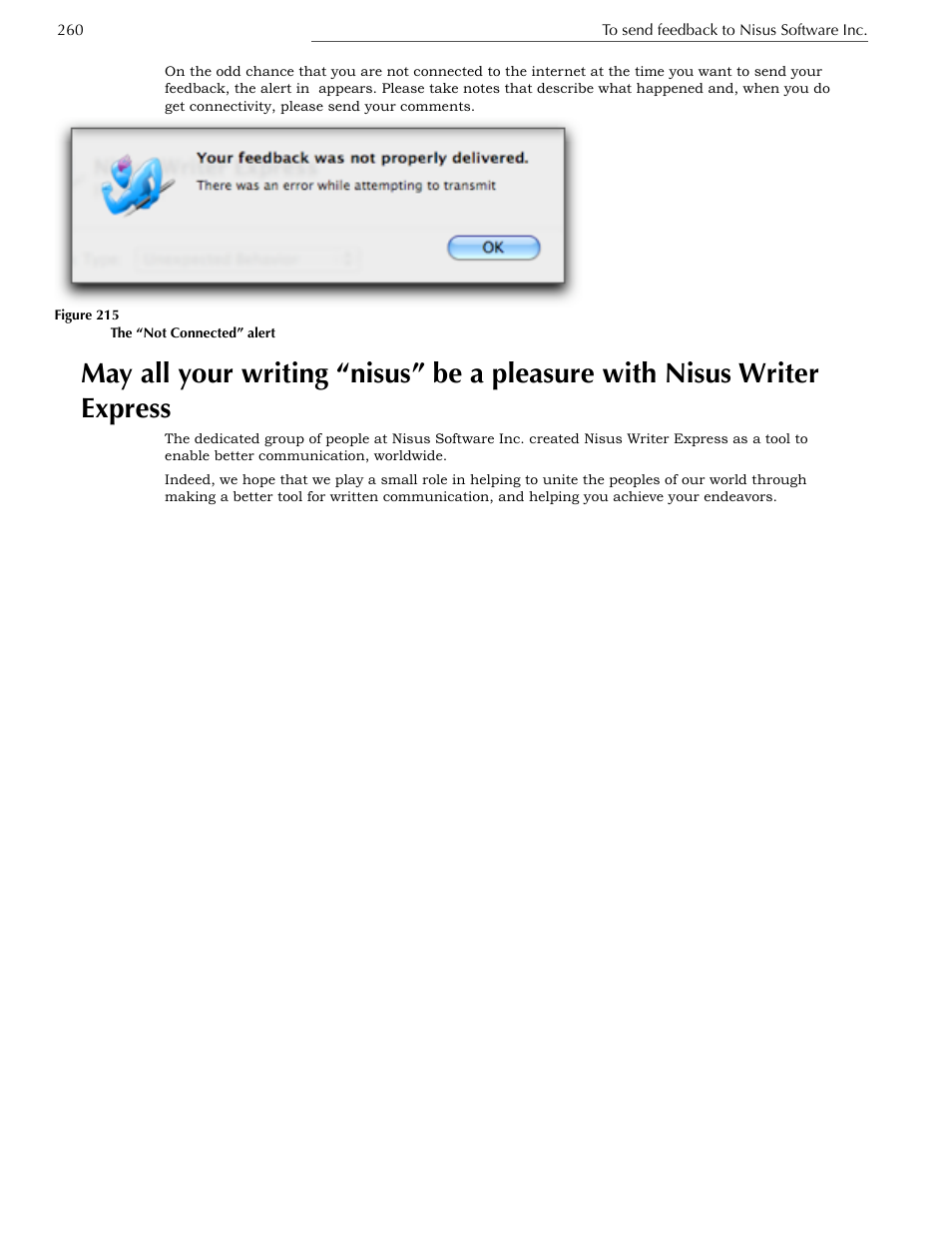 Nisus Writer Express User Manual | Page 280 / 316