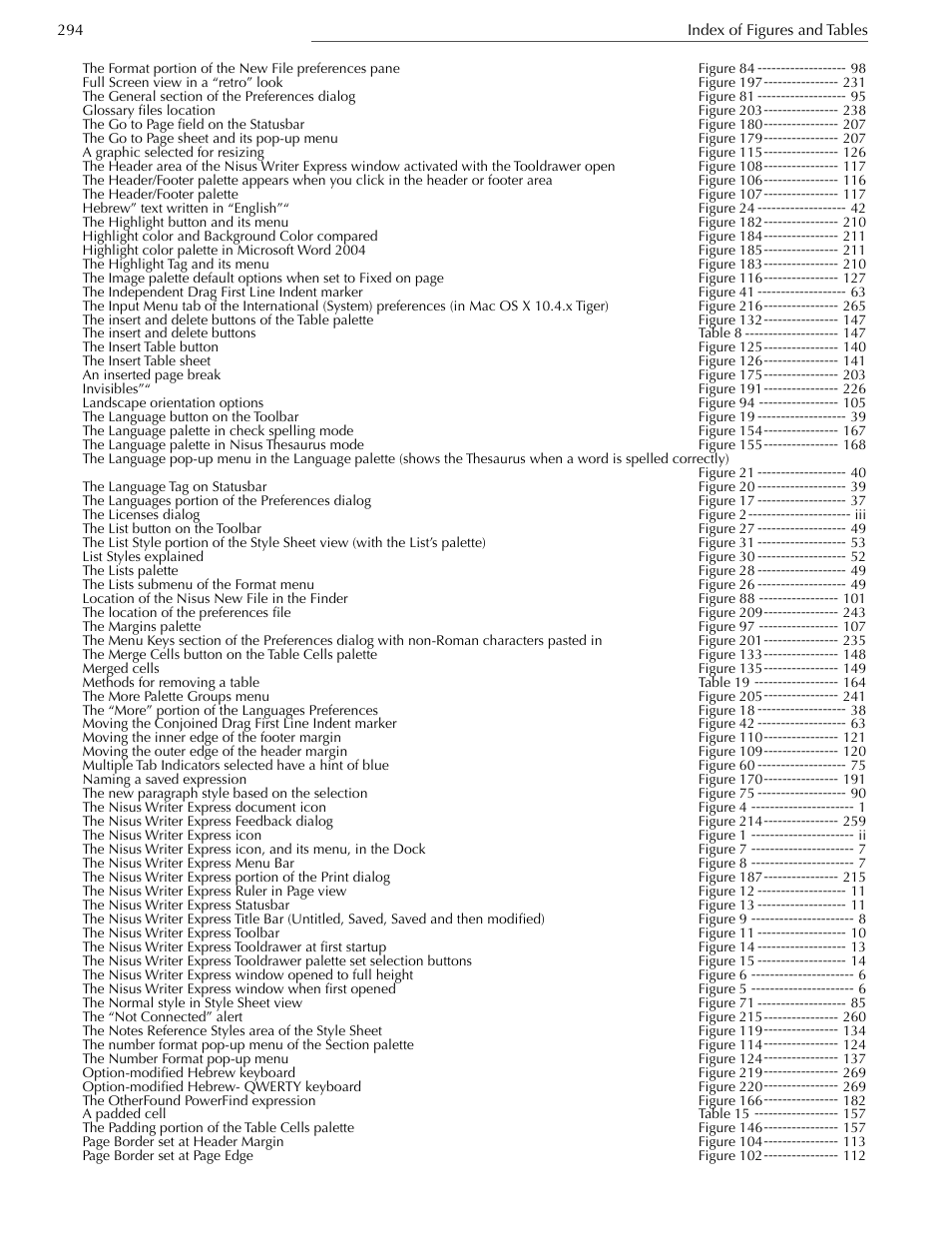 Nisus Writer Express User Manual | Page 314 / 316