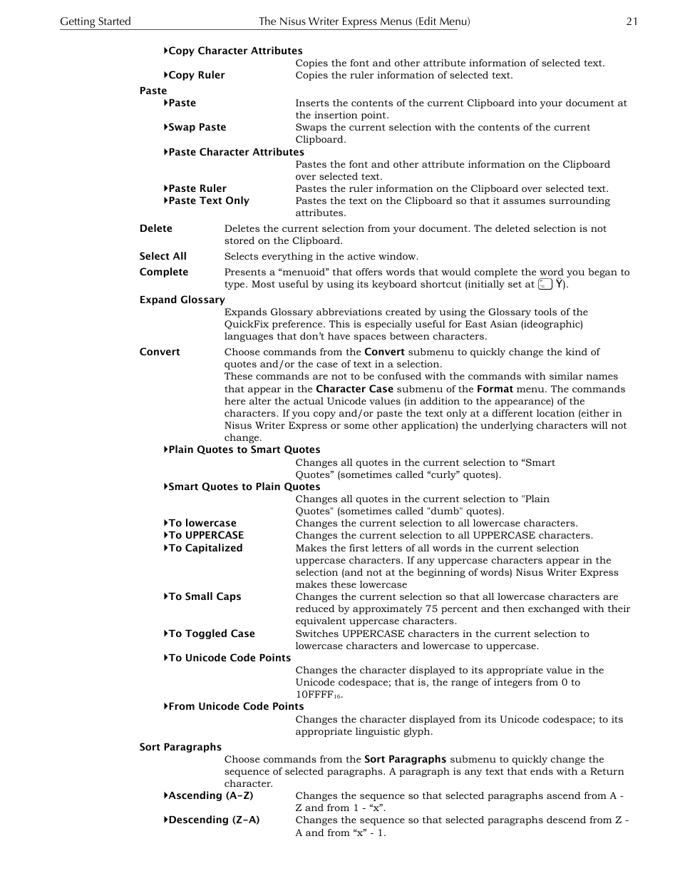 Nisus Writer Express User Manual | Page 41 / 316