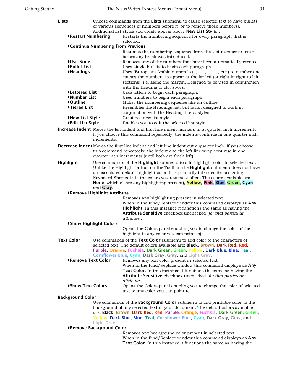 Nisus Writer Express User Manual | Page 51 / 316